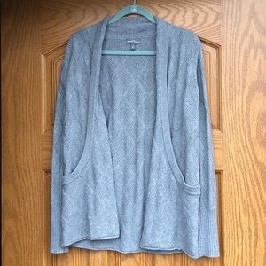 Market & Spruce medium Gray cardigan with pockets